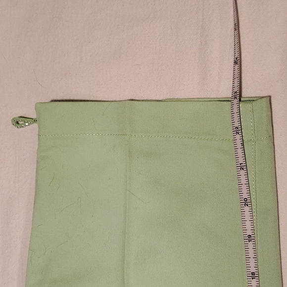 Quacker Factory Embellished 2 Pc Green Denim Pink Rhinestone Sz S Jacket & Pants - Picture 11 of 16